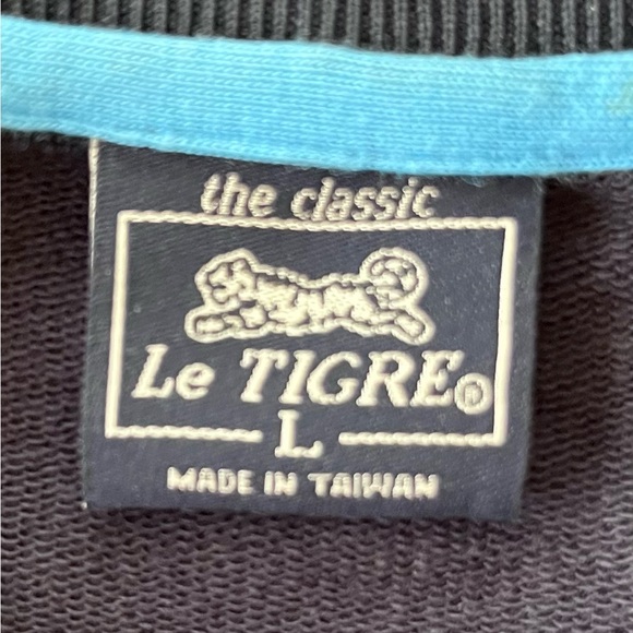 Women’s Le Tigre Navy retro jacket size large - Picture 10 of 10